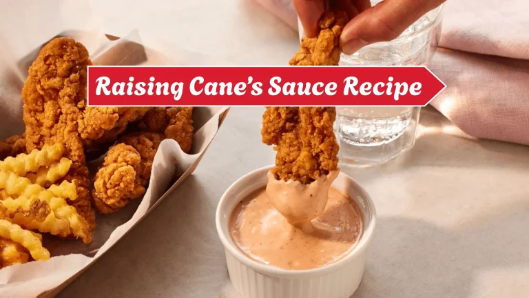 Raising Canes Sauce Menu